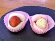 〈浅草 梅園〉紅白いちご大福（2個セット 1,000円）