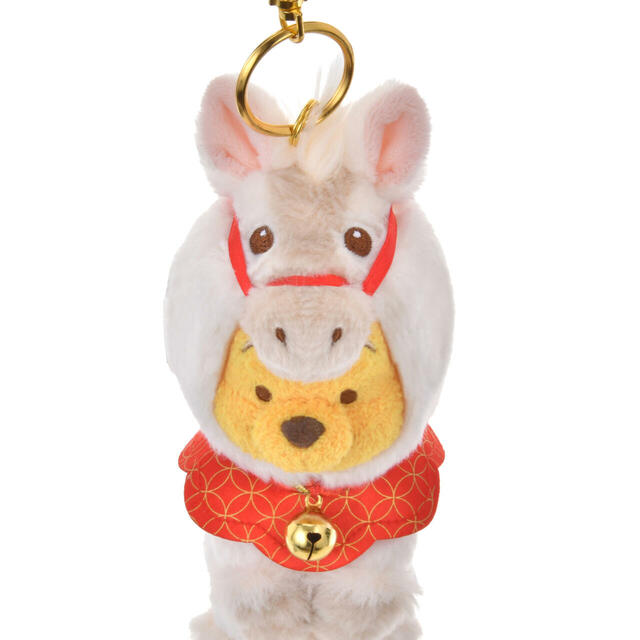 プーさん ぬいぐるみキーホルダー・キーチェーン 白 Disney store ETO collection 2026 2,600円 ※一部店舗限定