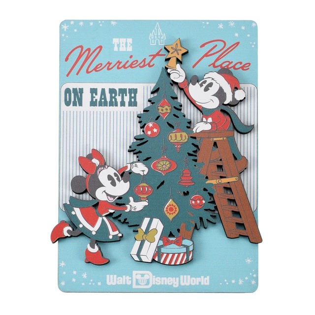 ミッキー＆ミニー マグネット WALT DISNEY World DISNEY CHRISTMAS 2022 1,210円