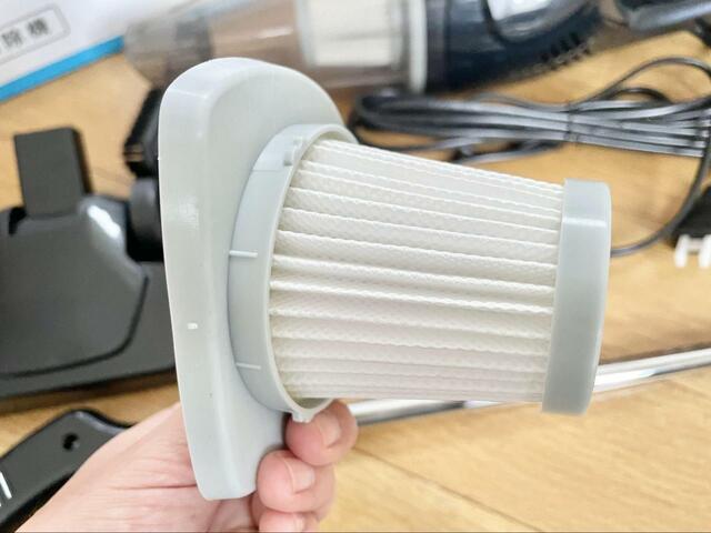 【激安スティック掃除機】大きなフィルターで詰まりにくい