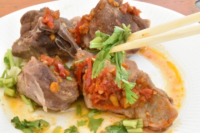 パクチーを添えて