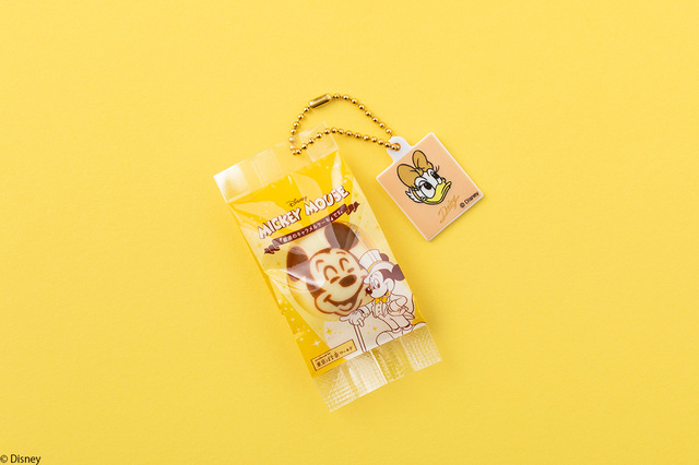 ミッキーマウス/「銀座のキャラメルケーキ」です。 スクイーズマスコット