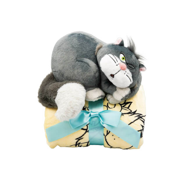 LAST賞 ぬいぐるみ付きブランケット|Happyくじ「Disney にゃん・にゃん・にゃん」