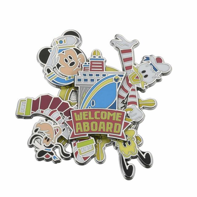 ミッキー＆フレンズ ピンバッジ スピン Disney Cruise Line 1,760円