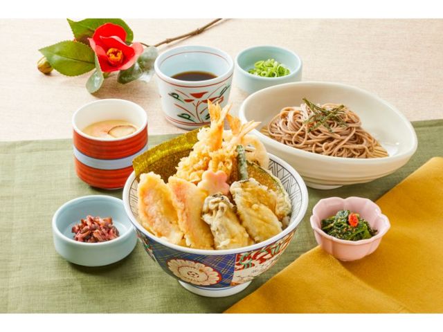 海鮮彩り天丼御膳