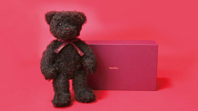 【ファミリア「Christmas Collection 2025」】シュタイフ・シュルテ社製のモヘヤ生地を使った100体限定のファミリアベアーも登場!