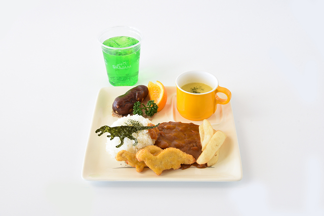 恐竜ナゲットカレープレート