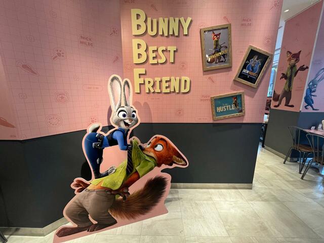ディズニー『ズートピア』「Zootopia」BUNNY BEST FRIEND OH MY CAFE