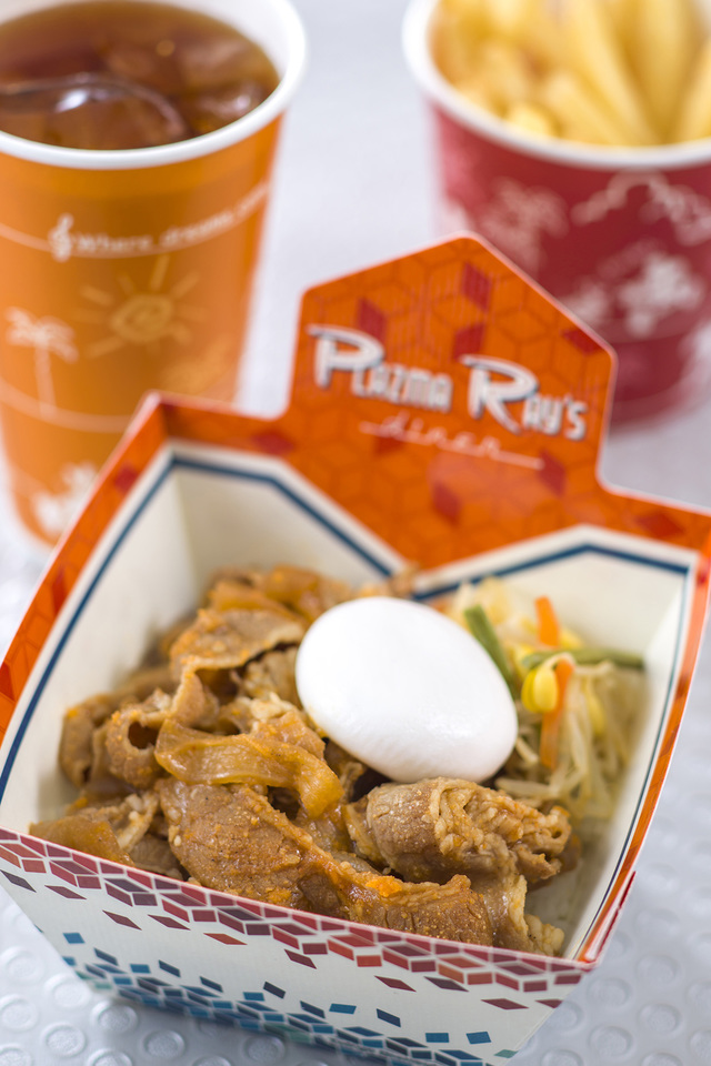 普段プラズマ・レイズ・ダイナーで提供されている牛カルビライスボウル(エッグ＆ナムル) ※ディズニー・ハロウィーン期間中は販売休止