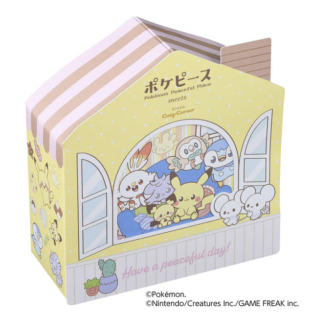 「＜ポケピース＞シェアハウス（8個入）」＜価格：756円（税込）＞【【銀座コージーコーナー】ひなまつりやパーティに♪ポケモンケーキ「ポケピース」予約受付スタート！】　