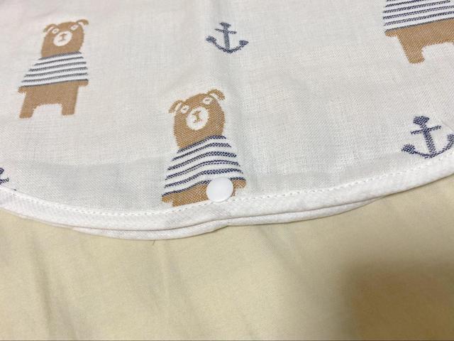 LILY CUPS(リリーカップス)6重ガーゼスリーパー／股下にスナップがあるのでめくれあがらない