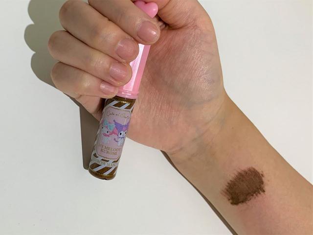 「マイメロディ アイブロウマスカラ ココアブラウン」ひと塗りで瞬時にカラーチェンジ