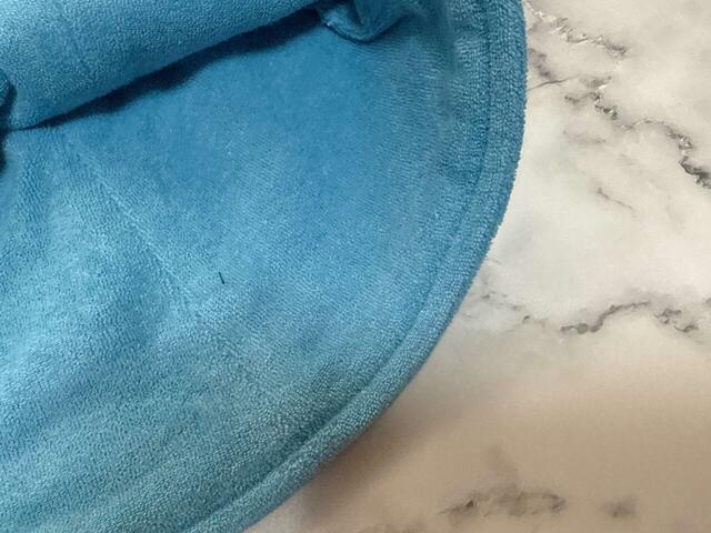 裏面もパイル生地になっています