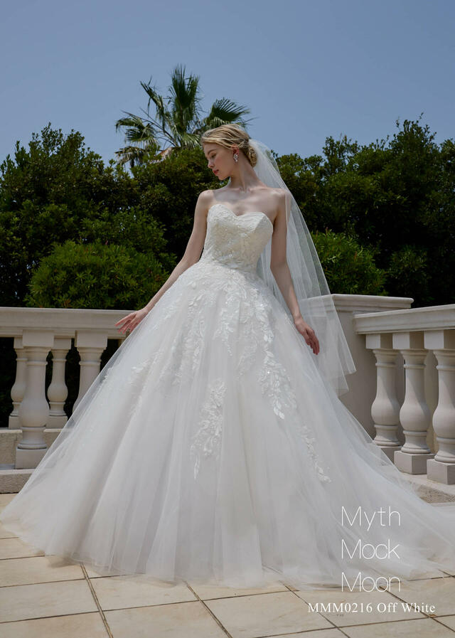 クラウディア|Myth Mock Moon(ミスモックムーン)新作ウェディングドレス|MMM0216_OffWhite
