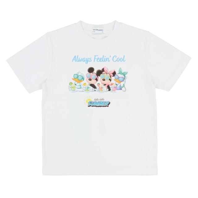 Tシャツ(140) 3,200円|夏の東京ディズニーリゾート「Hello Hello SUMMER!」グッズ|販売店舗:東京ディズニーランド「グランドエンポーリアム」、東京ディズニーシー「タワー・オブ・テラー・メモラビリア」|発売日:2026年6月11日(木)