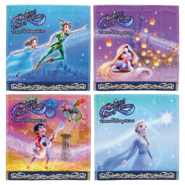 東京ディズニーシー「ビリーヴ！～シー・オブ・ドリームス～」ミニタオルセット