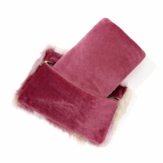 ファー ポータブルスロー 