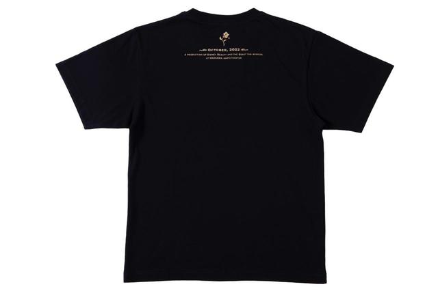 定番Tシャツ(ユニセックス) 3,900円|サイズ:M/W480mm H640mm L/W520mm H660mm|劇団四季 ディズニーミュージカル『美女と野獣』東京ディズニーリゾート内舞浜アンフィシアター公演オリジナルグッズ