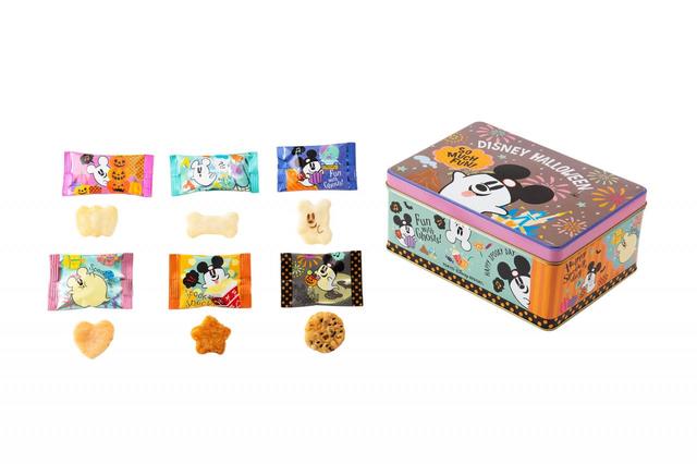 おせんべい 1,300円｜内容量:95ｇ、標準50枚[〈せんべい〉しお味 標準9枚、コーンポタージュ味 標準9枚、えび味 標準9枚、あましお味(プリント入り)標準5枚　〈あげせんべい〉はちみつしょうゆ味標準9枚、ごま味 標準9枚]