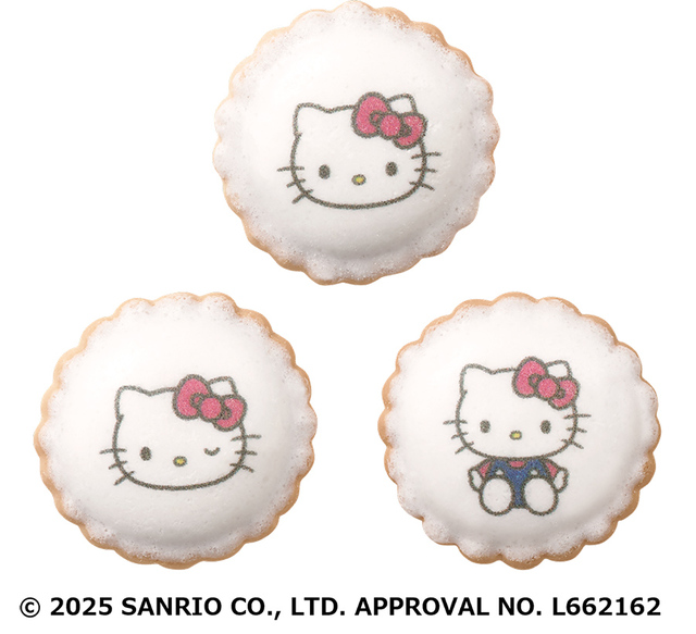 【サーティワン「HELLO KITTY Loves ICE CREAM」】ハローキティ スペシャルダブルカップ/アイシングビスケットは3種類。どれになるかお楽しみ♪