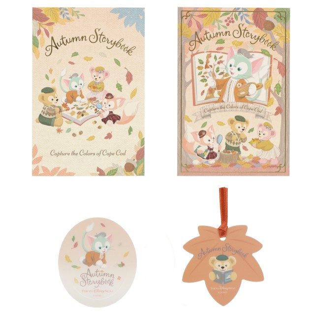 「ダッフィー&フレンズのオータム・ストーリーブック」ポストカードセット