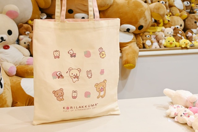 【サンエックスショールーム】コリラックマのいちごないちにち　トートバッグ
