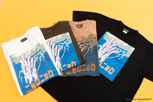 【ニョロニョロフェア】「ニョロニョロ Tシャツ」(株式会社ワタナベ)各4,950円 ※2026年5月中旬発売予定