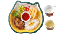 「ぶ〜ちゃんのおこさまランチ」<価格:¥610>【びっくりドンキー「2024年人気メニューTOP10」発表!人気メニューも楽しめる「ドンキー満喫セット」期間限定登場!】