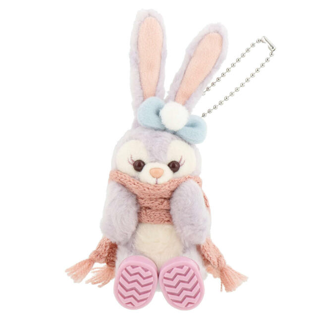 ぬいぐるみチャーム 2,400円|東京ディズニーシー「ダッフィー&フレンズのダンシング・スノーフレークス」スペシャルグッズ|販売店舗:東京ディズニーシー「マクダックス・デパートメントストア」|発売日:2024年11月2日(土)