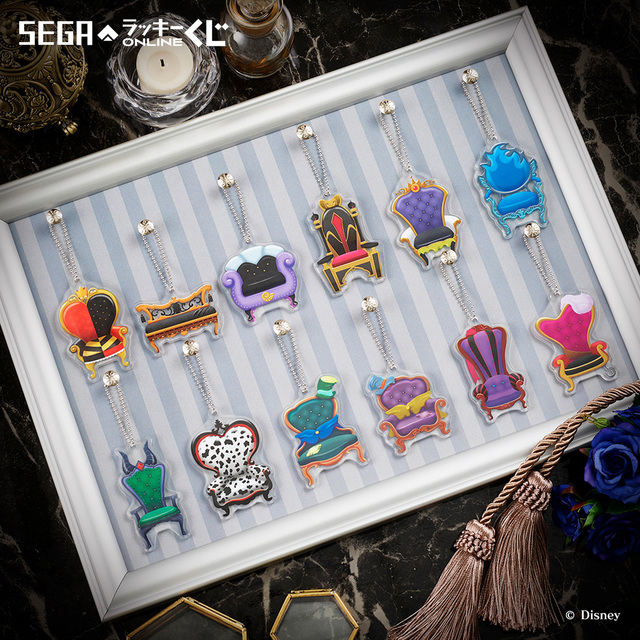 セガ ラッキーくじオンライン「ディズニーヴィランズ&ディズニーキャラクター 2022」E賞:アクリルチャーム