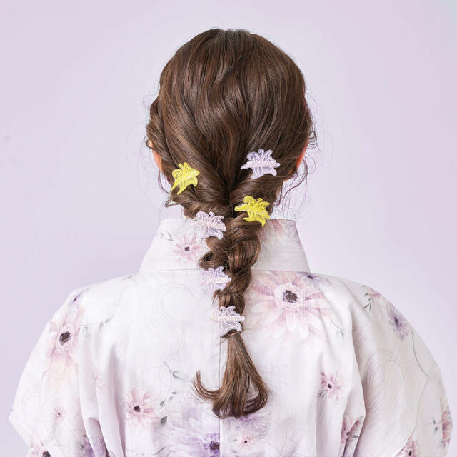 塔の上のラプンツェル ヘアクリップ セット SUMMER FESTIVAL 2,200円