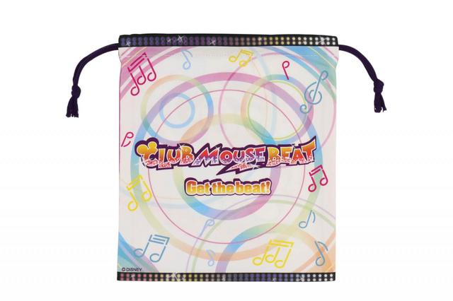 きんちゃく 850円｜縦約23×横約20cm｜東京ディズニーランド「クラブマウスビート」グッズ