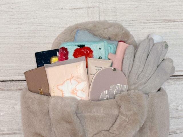 収納力抜群！これだけのものが入ります♪