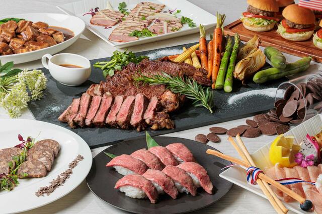 「ビュッフェイメージ」【「ザ パーク フロント ホテル アット ユニバーサル・スタジオ・ジャパン」が「肉&チョコレート ブッフェ 」 開催】