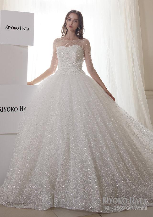 【KIYOKO HATA キヨコハタ】新作ウェディングドレス：KH-0569_OffWhite