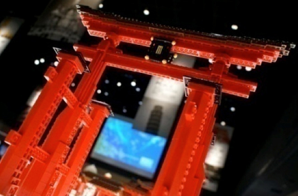 40万のレゴブロックでつくられた「世界遺産」