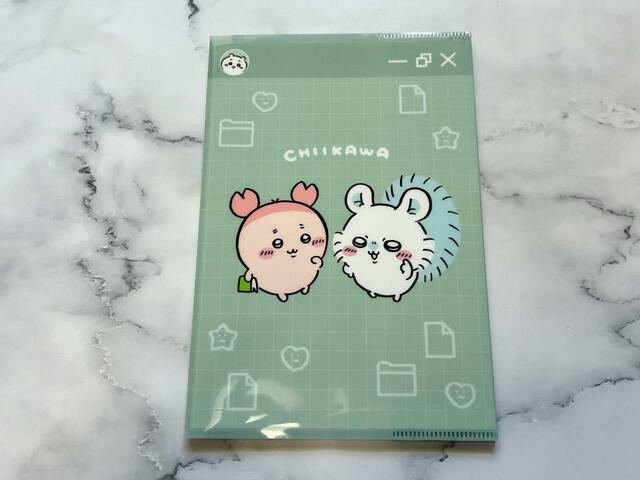 PCの画面風のデザインがかわいい！モモンガとカニちゃんこと古本屋の仲良しコンビのイラスト入り♪