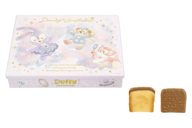 アソーテッド・クッキー 2,000円｜東京ディズニーシー「ダッフィー＆フレンズのダンシング・スノーフレークス」スペシャルグッズ｜販売店舗：東京ディズニーシー「マクダックス・デパートメントストア」｜発売日：2024年11月2日（土）