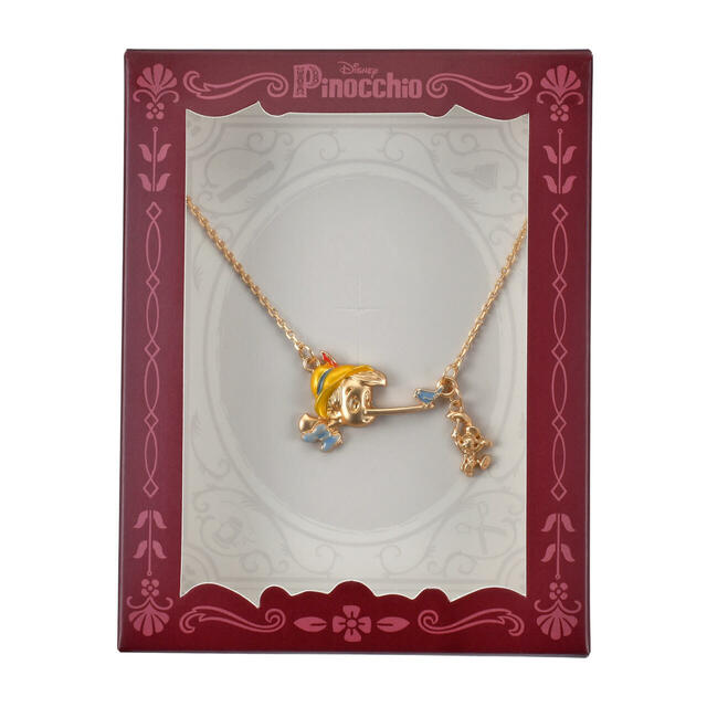 ピノキオ＆ジミニー・クリケット ネックレス Pinocchio Story Collection 2,500円