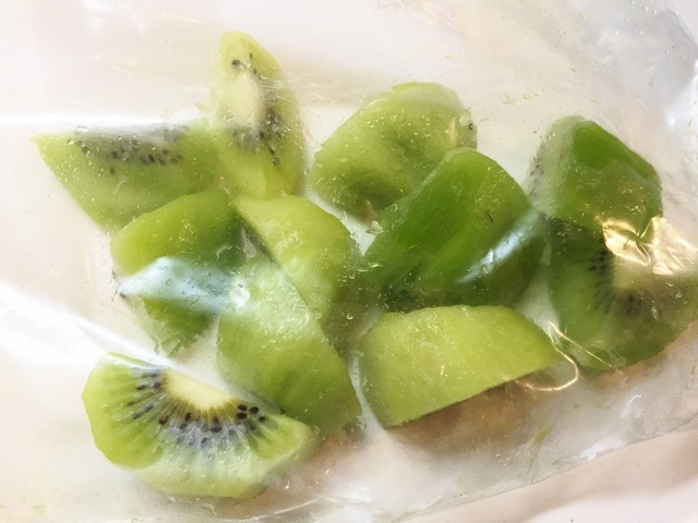完熟状態のキウイを使用
