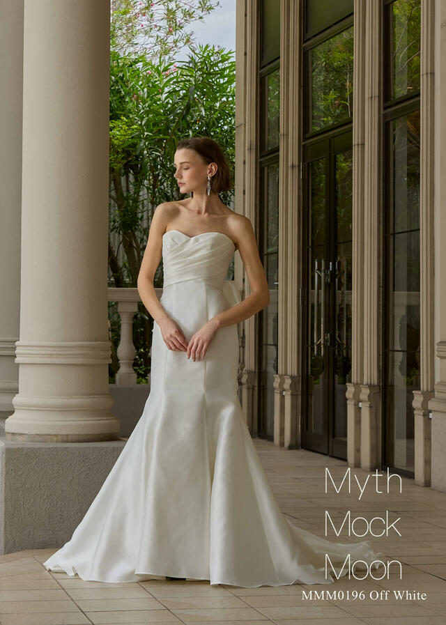 クラウディア「Myth Mock Moon（ミスモックムーン）」新作ウェディングドレス　MMM0196_Off White
