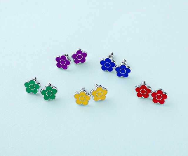 【マリークワント2026年春コレクション】カラフルエポピアス各¥2,750