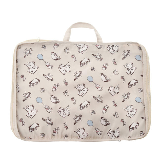 プー＆フレンズ 衣類圧縮収納ポーチ(L) 2ルーム POOH TRAVEL 2,400円