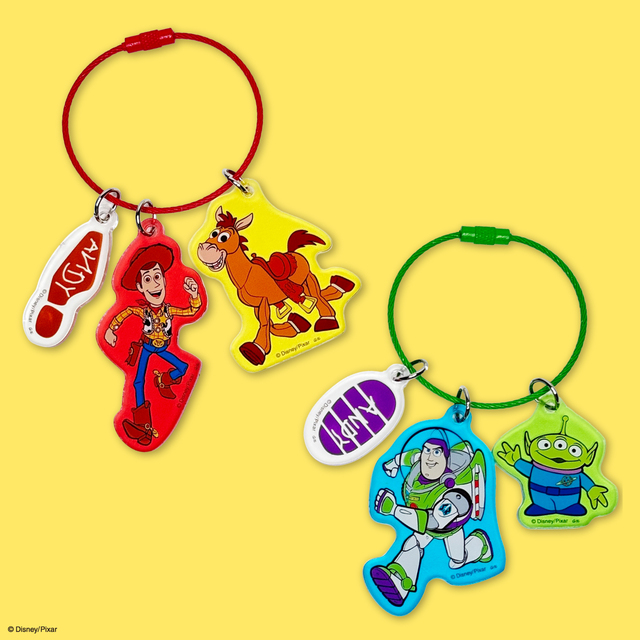 3連アクリルキーホルダー 各220円|キャンドゥ「トイ・ストーリー」