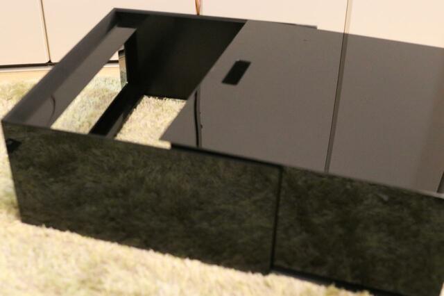 【山崎実業(Yamazaki)トラッシュカン ワイド ブラック】外形寸法: 約18cm幅×18cm奥行×33cm高