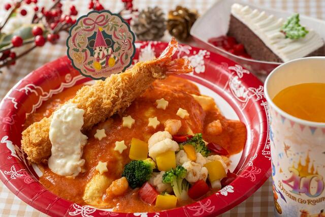スペシャルセット 1,980円｜東京ディズニーランド「グランマ・サラのキッチン」｜「ディズニー・クリスマス」スペシャルメニュー｜東京ディズニーリゾート40周年“ドリームゴーラウンド”
