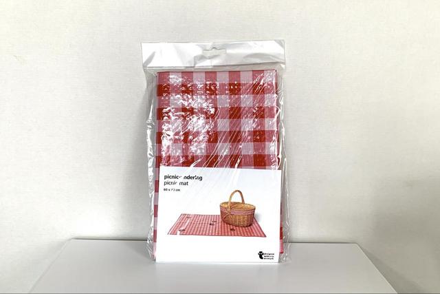 【Flying Tiger Copenhagen（フライング タイガー コペンハーゲン）】レジャーシート／赤のギンガムチェックが可愛い！