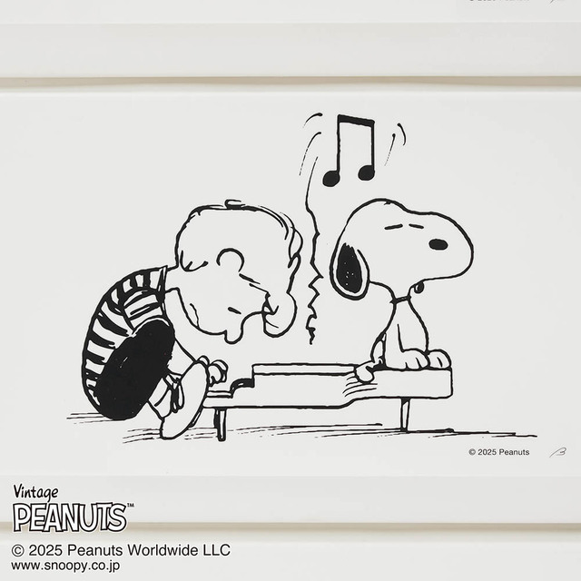 4コマデザインの収納チェスト 「スヌーピー」|¥10,800 (税込)