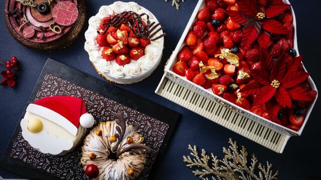 「ザ・プリンス パークタワー東京 2025年クリスマスケーキ」＜期間：2025年9月17日～＞【ホワイトピアノや時計がモチーフの芸術的なクリスマスケーキが登場♪「ザ・プリンス パークタワー東京」で予約スタート！】