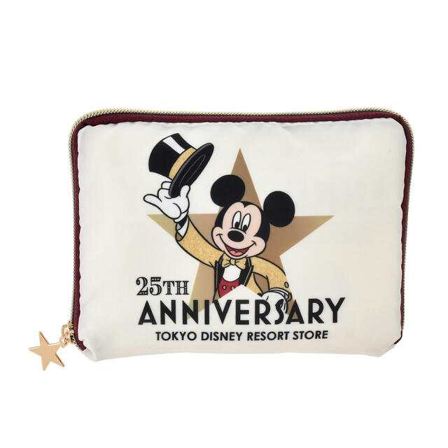 【東京ディズニーリゾート店限定】ミッキー＆フレンズ トートバッグ ポケッタブル 東京ディズニーリゾート店25周年記念 2,900円